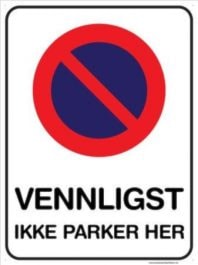 PARKERING VED HOLTHALLEN